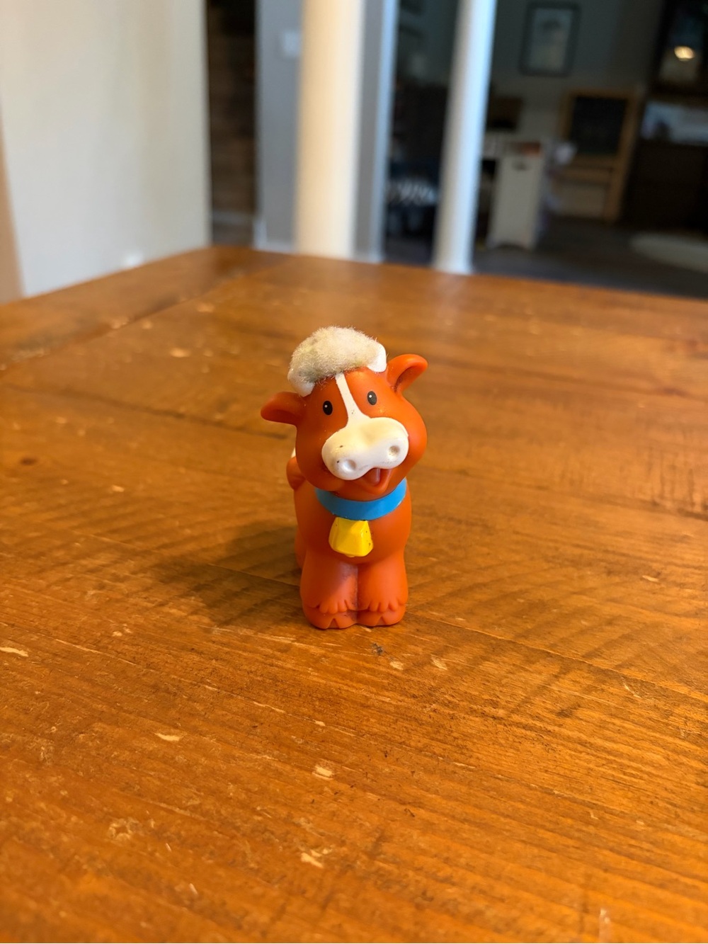 Fisher Price Little People touch and feel cow as is